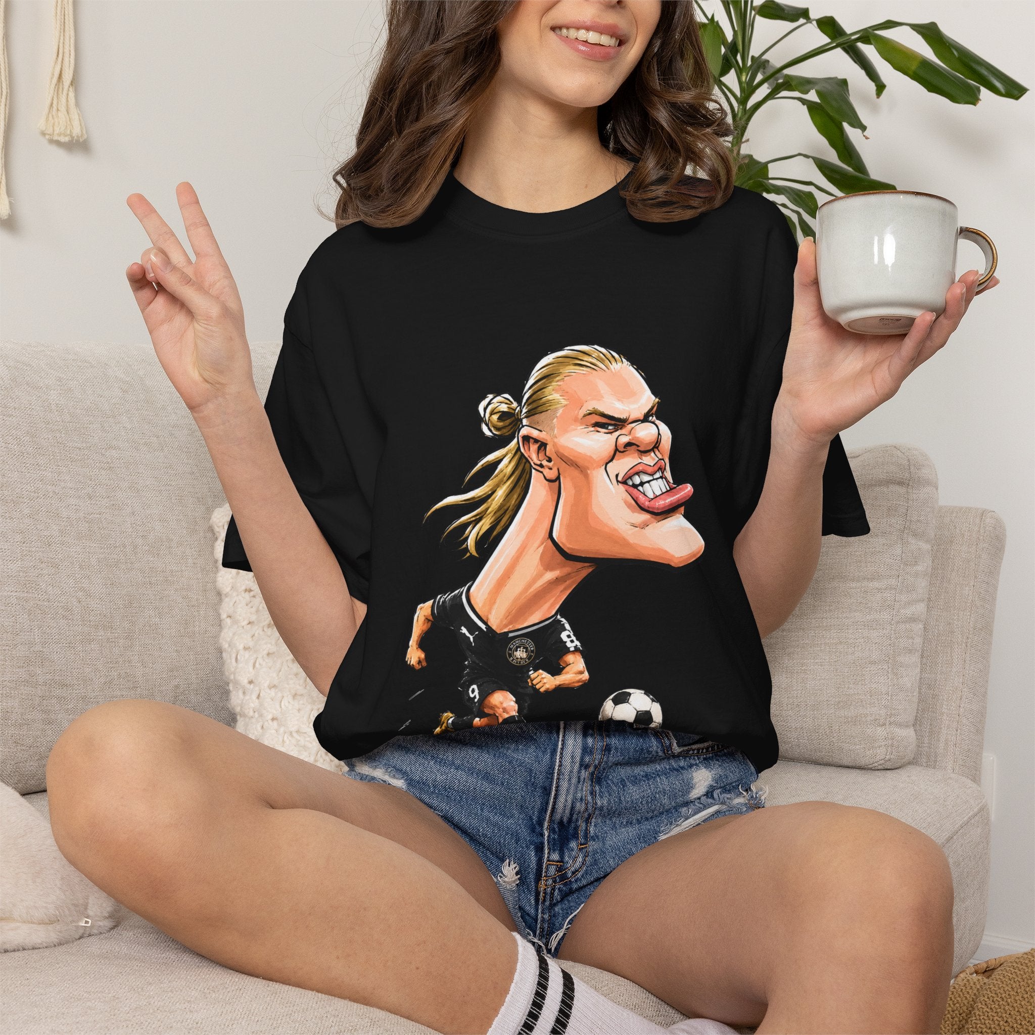 Haaland Caricature Tee"