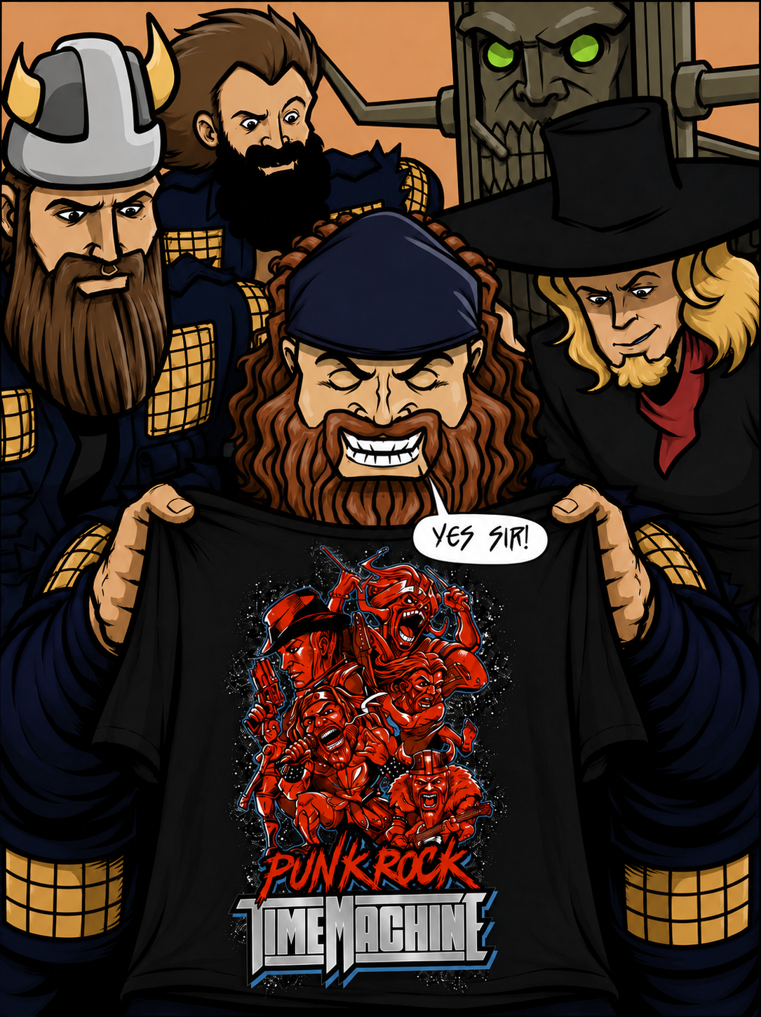 Baddie Bonny × Punk Rock Time Machine Tee